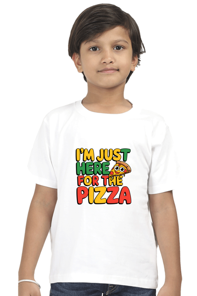 Gender-Neutral Kids' Round Neck Half Sleeve Tshirt