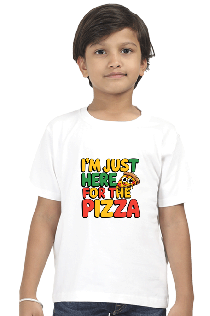 Gender-Neutral Kids' Round Neck Half Sleeve Tshirt