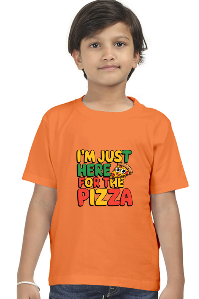 Gender-Neutral Kids' Round Neck Half Sleeve Tshirt